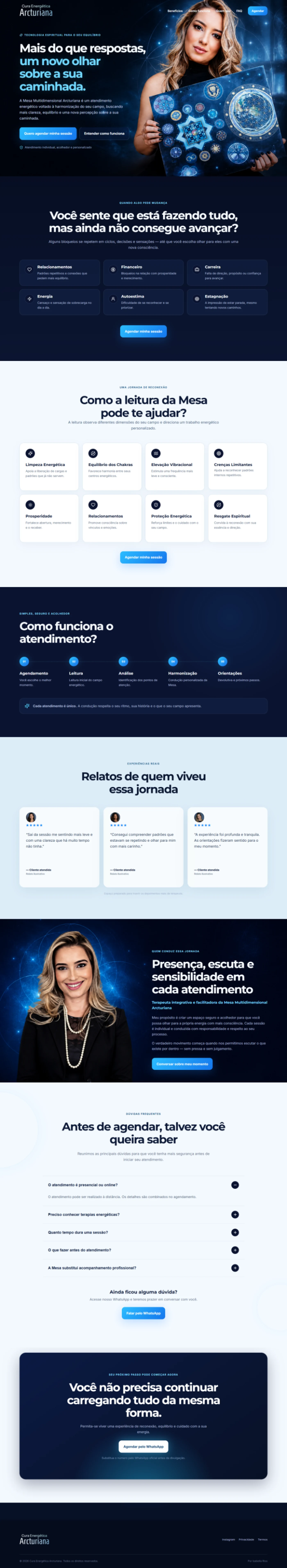 Hero do site Cura Energética Arcturiana